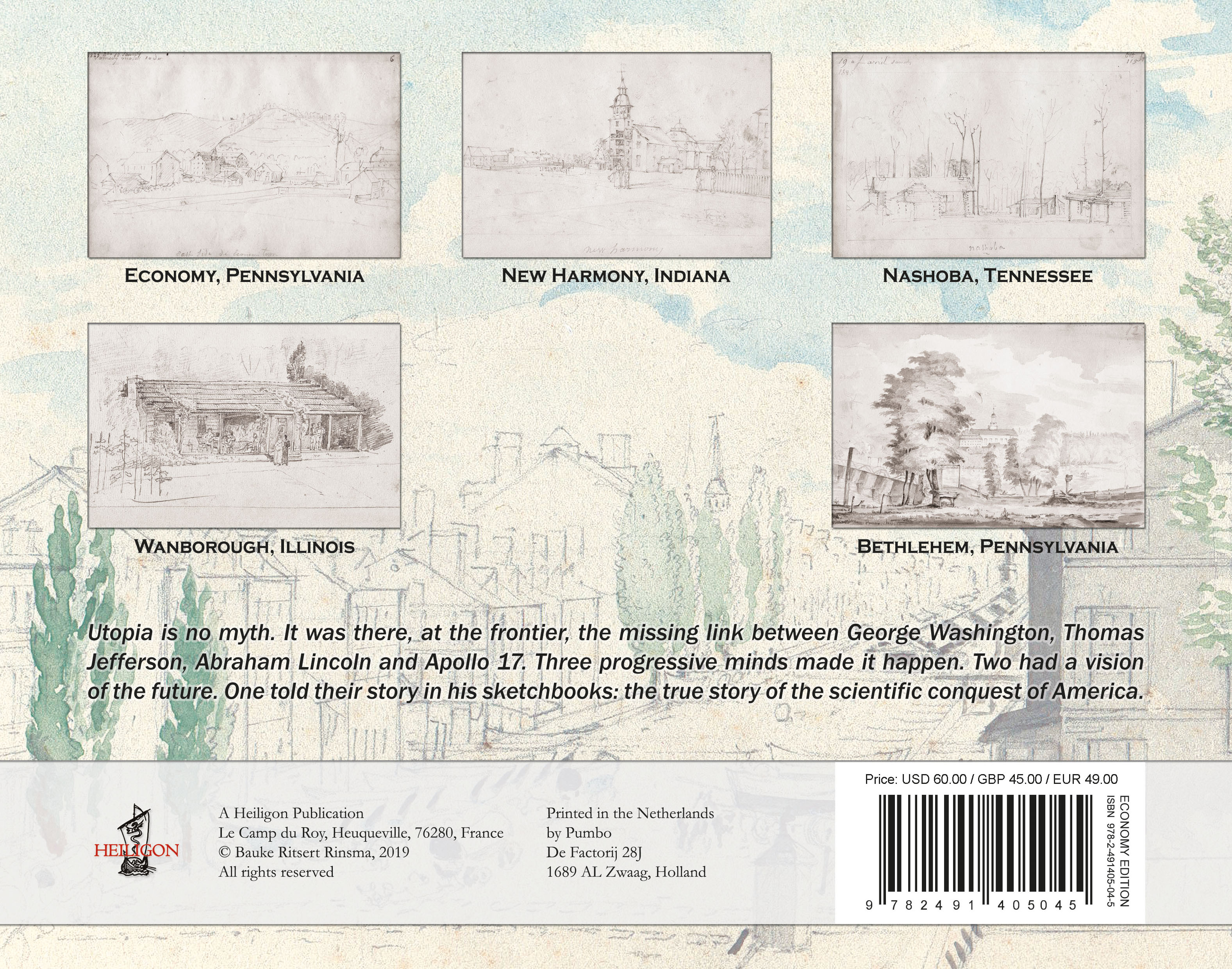 Eyewitness to Utopia book cover by Bauke Ritsert Rinsma and Charles-Alexandre Lesueur